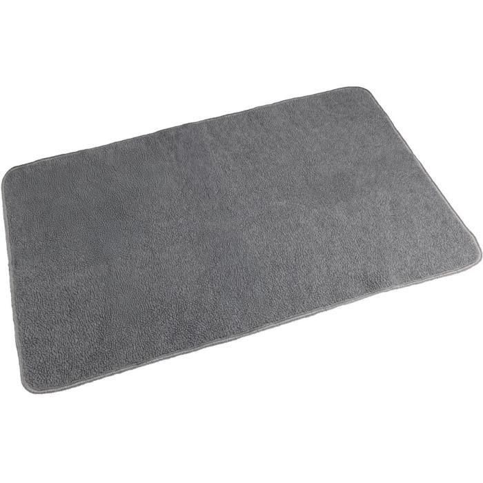 Kerbl NON4018653840023 Alfombrilla Térmica Antideslizante 125 x 80 cm Gris Claro