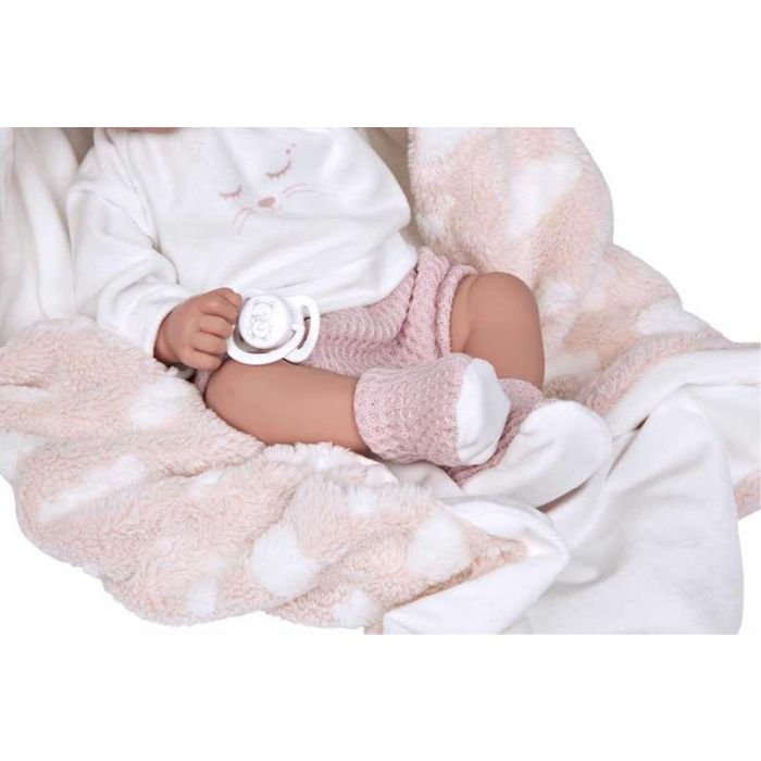 Muñeca elegance 38 cm aria rosa c/ manta (muñeco de peso) (cuerpo vinyl, sexo niña) 15 Muñeca elegance 38 cm aria rosa c/ manta (muñeco de peso) (cuerpo vinyl, sexo niña) 15
