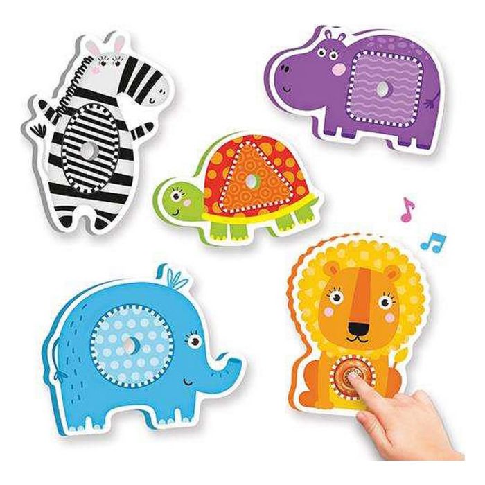 Puzzle musical animales de granja 1 Puzzle musical animales de granja 1