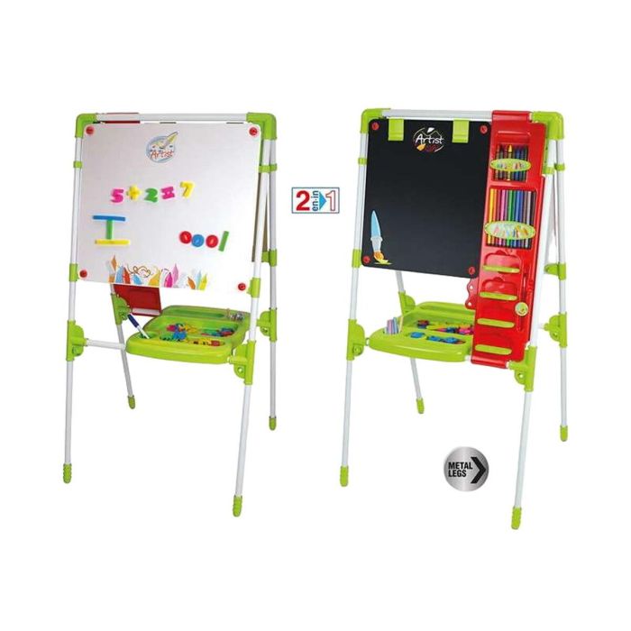 Pizarra 2 en 1 Chicos 63 x 60 x 120 cm Plegable 1 Pizarra 2 en 1 Chicos 63 x 60 x 120 cm Plegable 1