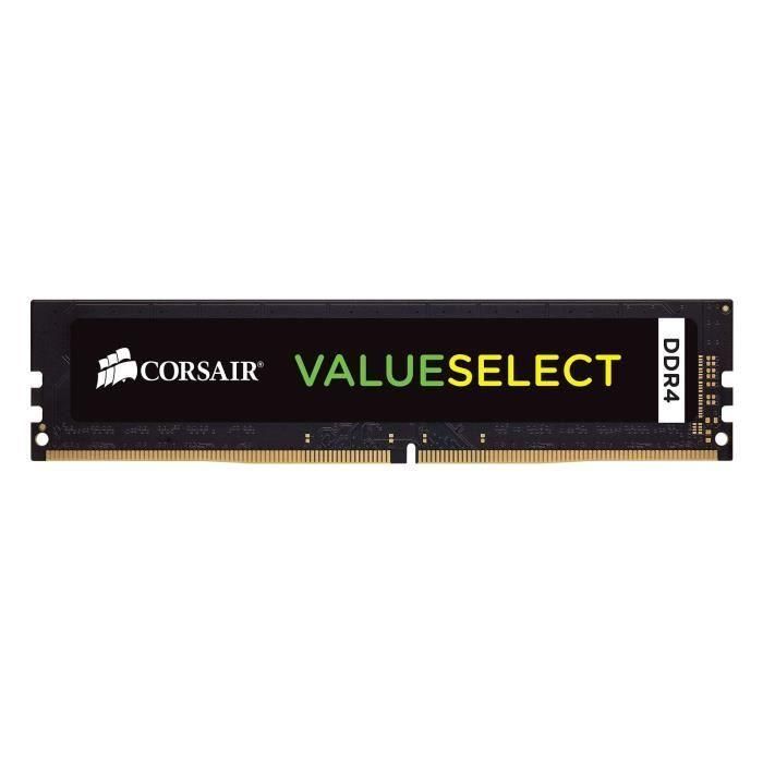 Memoria para PC CORSAIR DDR4 - 4 GB (1 x 4 GB) - 2400MHz - CAS 16 (CMV4GX4M1A2400C16)