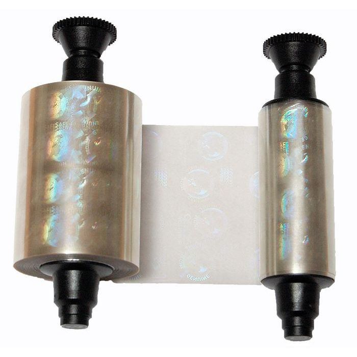 Evolis R4002 Cinta de Barniz Holográfico Diseño Globo Genérico, 350 imágenes, para Evolis Pebble 4 / Dualys 3 / Securion 5