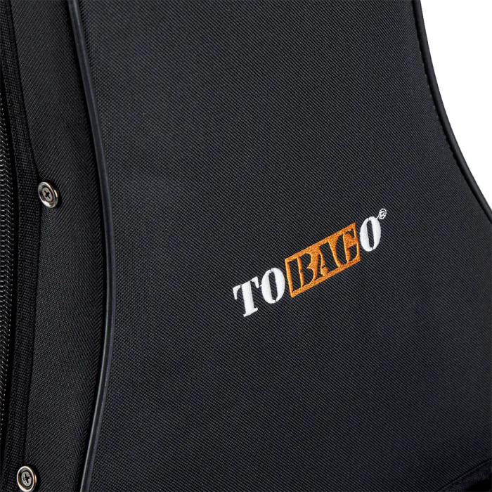 TOBAGO Funda Semirrígida Guitarra Acústica Dreadnought y Auditorium Negro Poliéster 600D Terciopelo 5