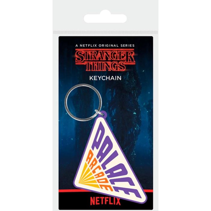 Pyramid Llavero Stranger Things Palace Arcade - Diseño único en caucho de alta calidad
