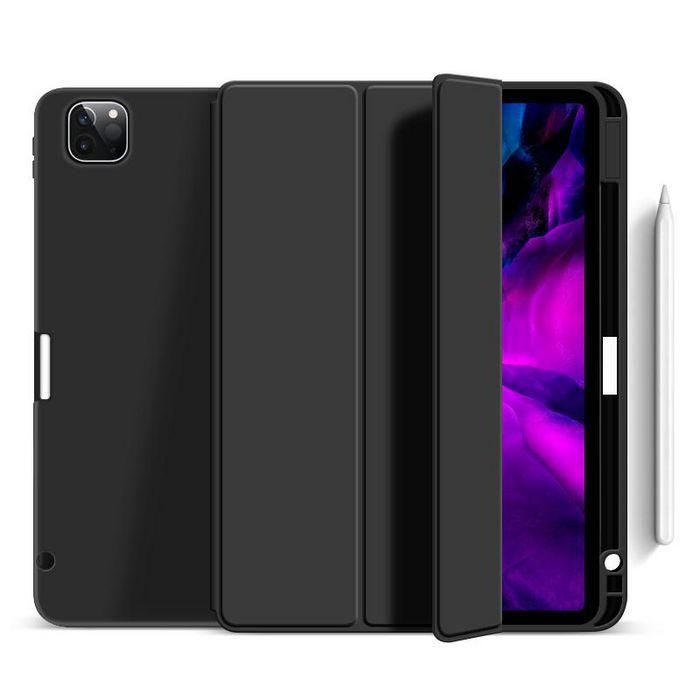 eSTUFF MIAMI Pencil Case for iPad Pro 11 2024 - Black PU leather/Clear eSTUFF MIAMI Pencil Case for iPad Pro 11 2024 - Black PU leather/Clear