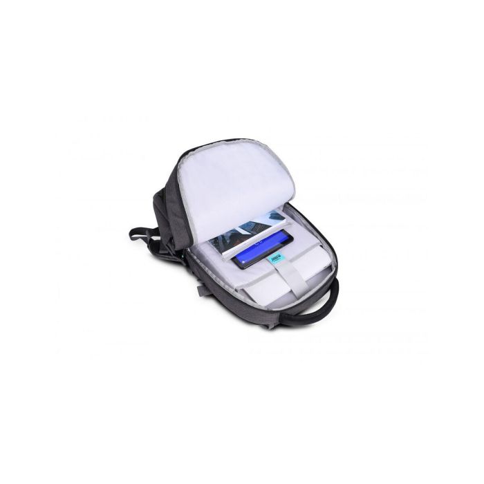 Mochila para Portátil Urban Factory HTE15UF Gris 6 Mochila para Portátil Urban Factory HTE15UF Gris 6