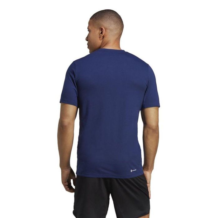 Camiseta de Manga Corta Hombre Adidas Training Essentials Feel Ready Azul oscuro 5-6 Años 4