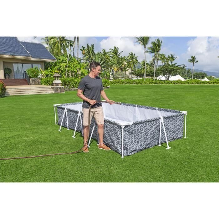 Bestway BES6941607347430 Piscina Elevada Tubular Steel Pro Rectangular con Estructura de Acero 366x201x66 cm 2 Bestway BES6941607347430 Piscina Elevada Tubular Steel Pro Rectangular con Estructura de Acero 366x201x66 cm 2