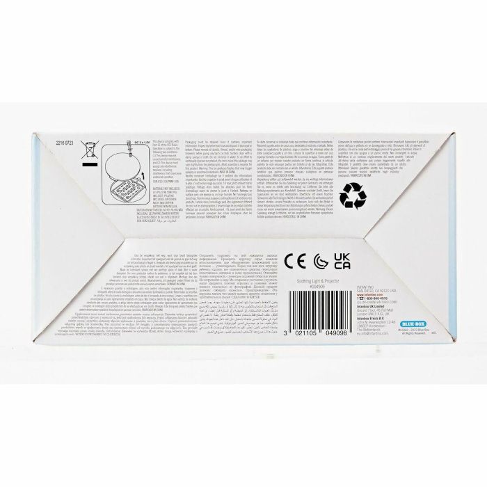 Infantino INF0773554049091 Lámpara Proyector con Luz Relajante, Color Gris 7