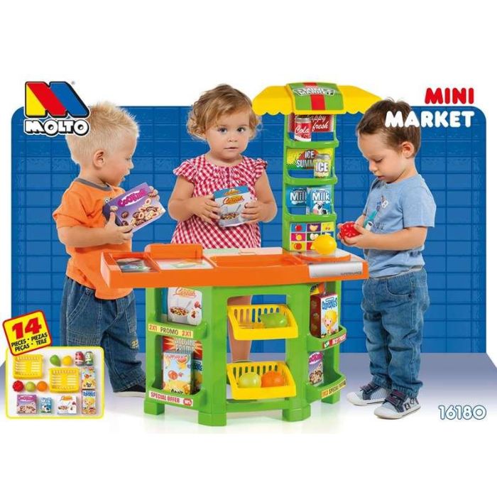 Supermercado con 14 piezas.77x59x24 cm 6 Supermercado con 14 piezas.77x59x24 cm 6