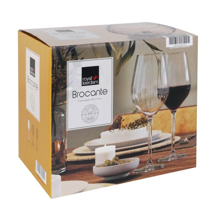 Royal Leerdam Set de 6 Copas de Vino Brocante 50 cl 7