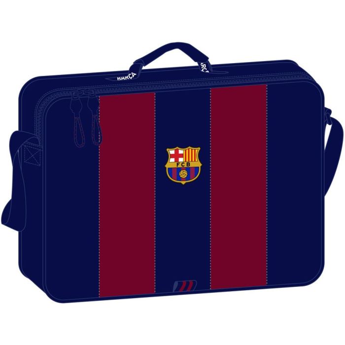 Cartera Escolar F.C. Barcelona Rojo Azul marino 38 x 28 x 6 cm