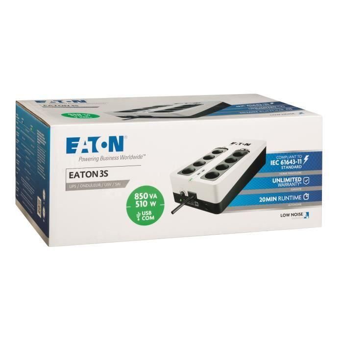 Inversor EATON 3S 850 FR 2 Inversor EATON 3S 850 FR 2