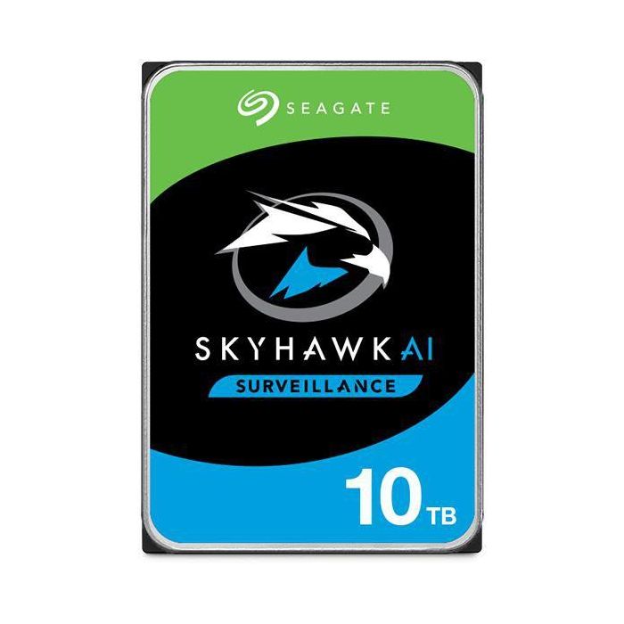 Seagate SkyHawk AI ST10000VE001 Disco Duro Interno 10TB 3.5" SATA3 7200 RPM 256MB Caché Seagate SkyHawk AI ST10000VE001 Disco Duro Interno 10TB 3.5" SATA3 7200 RPM 256MB Caché
