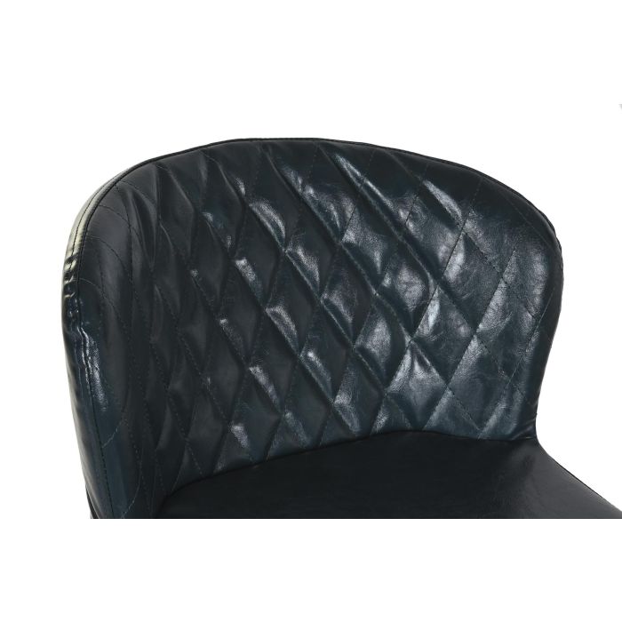 DKD Home Decor Taburete Vintage Azul Petroleo Metal y Pu 42.5 x 81.5 x 40 cm 2 DKD Home Decor Taburete Vintage Azul Petroleo Metal y Pu 42.5 x 81.5 x 40 cm 2