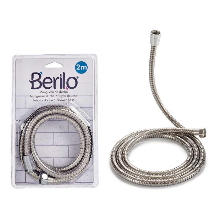 Manguera Ducha Metal 2M Berilo 14X4CM (24 Unidades) Manguera Ducha Metal 2M Berilo 14X4CM (24 Unidades)