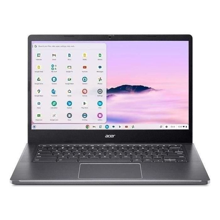 Acer CB514-4HT-30AF Laptop Chromebook Plus Chrome OS 14" FHD IPS Intel Core i3-N305 8GB RAM 512GB SSD 10h Batería Acer CB514-4HT-30AF Laptop Chromebook Plus Chrome OS 14" FHD IPS Intel Core i3-N305 8GB RAM 512GB SSD 10h Batería