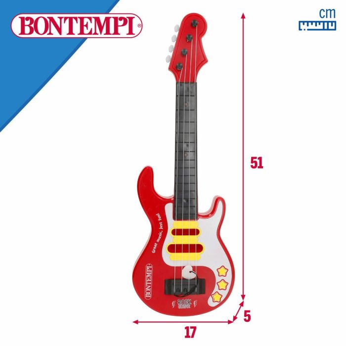 Guitarra Infantil Bontempi 17 x 51 x 5 cm (6 Unidades) 3 Guitarra Infantil Bontempi 17 x 51 x 5 cm (6 Unidades) 3