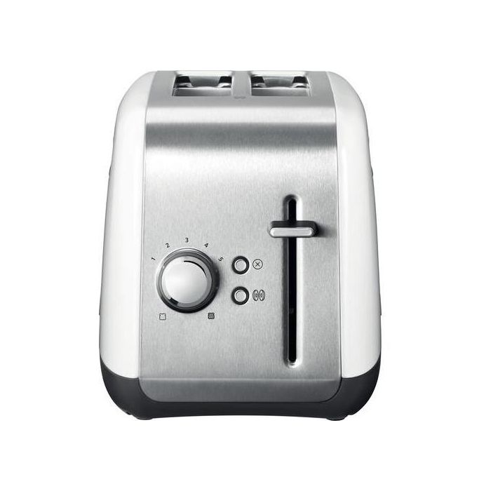 KitchenAid 5KMT2115EWH Tostadora de 2 Rebanadas, Acero Inoxidable, 1100W, Control de Dorado, Blanco 1 KitchenAid 5KMT2115EWH Tostadora de 2 Rebanadas, Acero Inoxidable, 1100W, Control de Dorado, Blanco 1