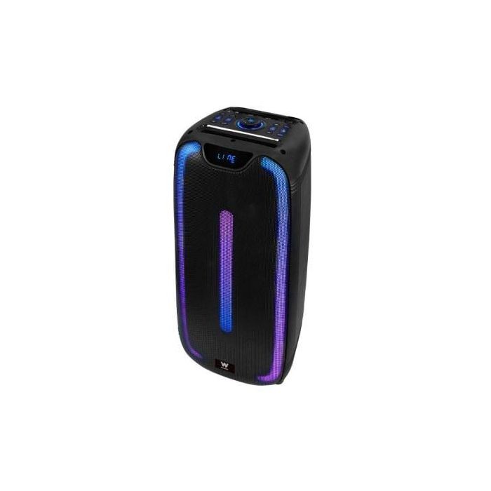 Woxter SO26-080 Altavoz Trolley Portátil Bluetooth Rock'n'Roller ST 100W con Micrófono Karaoke, Luces LED y Batería 5h 1 Woxter SO26-080 Altavoz Trolley Portátil Bluetooth Rock'n'Roller ST 100W con Micrófono Karaoke, Luces LED y Batería 5h 1