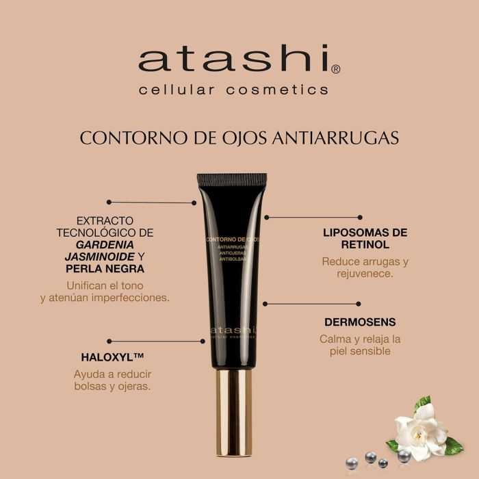 Atashi Contorno de Ojos Antiedad Estuche 3 pz Cosmética Facial 2