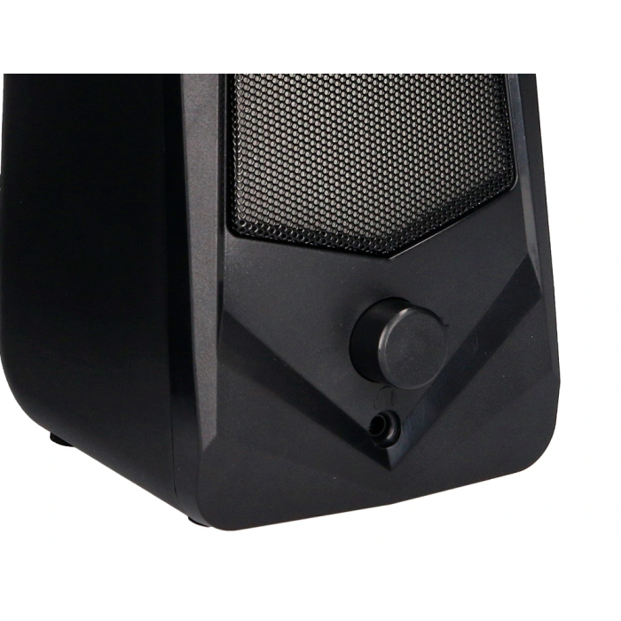 Q-connect Altavoces Bluetooth con Iluminación RGB 2x3W Control de Volumen Color Negro para PC y Consola 2