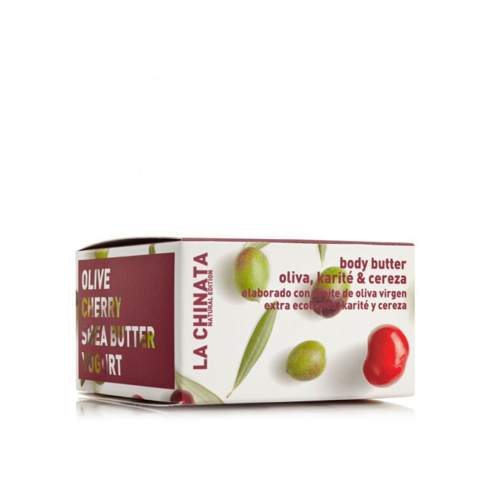 La Chinata Manteca Corporal Hidratante y Nutritiva con Extractos de Oliva, Karité y Cereza para Piel Seca - Cuidado Intensivo 250 ml La Chinata Manteca Corporal Hidratante y Nutritiva con Extractos de Oliva, Karité y Cereza para Piel Seca - Cuidado Intensivo 250 ml