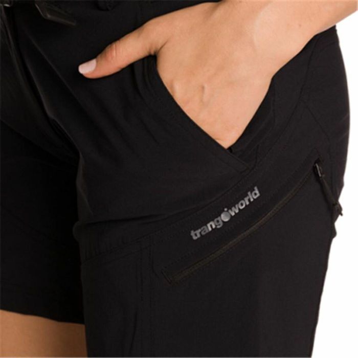 Pantalón para Adultos Trangoworld Yittu Negro Mujer 5 Pantalón para Adultos Trangoworld Yittu Negro Mujer 5
