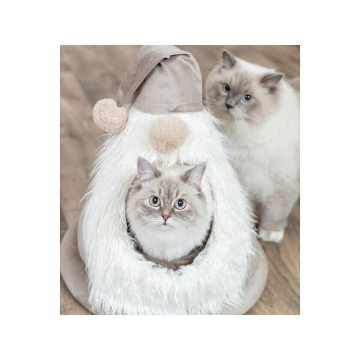 Cama para Gato Trixie Beige Ø 45 x 47 cm Navidad Gnomo 2 Cama para Gato Trixie Beige Ø 45 x 47 cm Navidad Gnomo 2