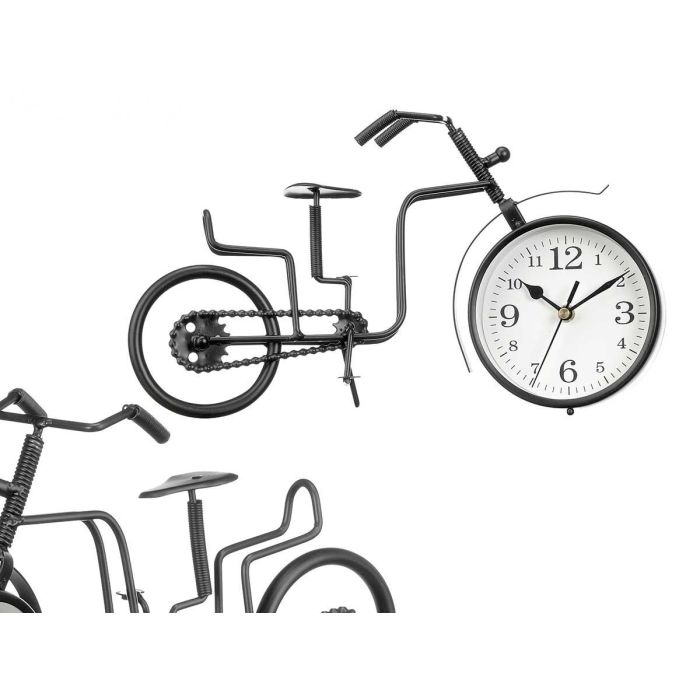 Reloj Forja Bicicleta Negro 21Cm Giftdecor (4 Unidades) Reloj Forja Bicicleta Negro 21Cm Giftdecor (4 Unidades)