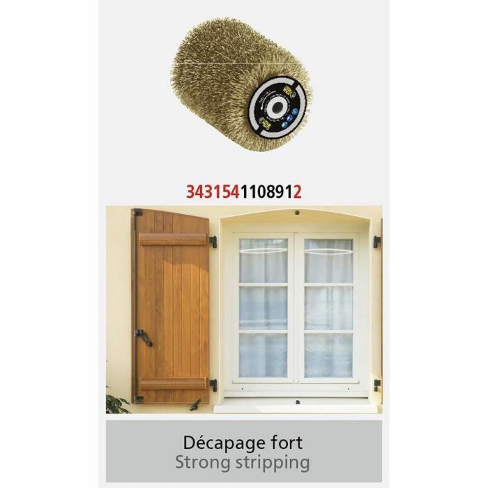 Fartools Cepillo de Alambre de Latón 0,3 mm Ø80 mm L 100 mm para Pelar y Desengrasar Madera, Metal o Piedra 1 Fartools Cepillo de Alambre de Latón 0,3 mm Ø80 mm L 100 mm para Pelar y Desengrasar Madera, Metal o Piedra 1