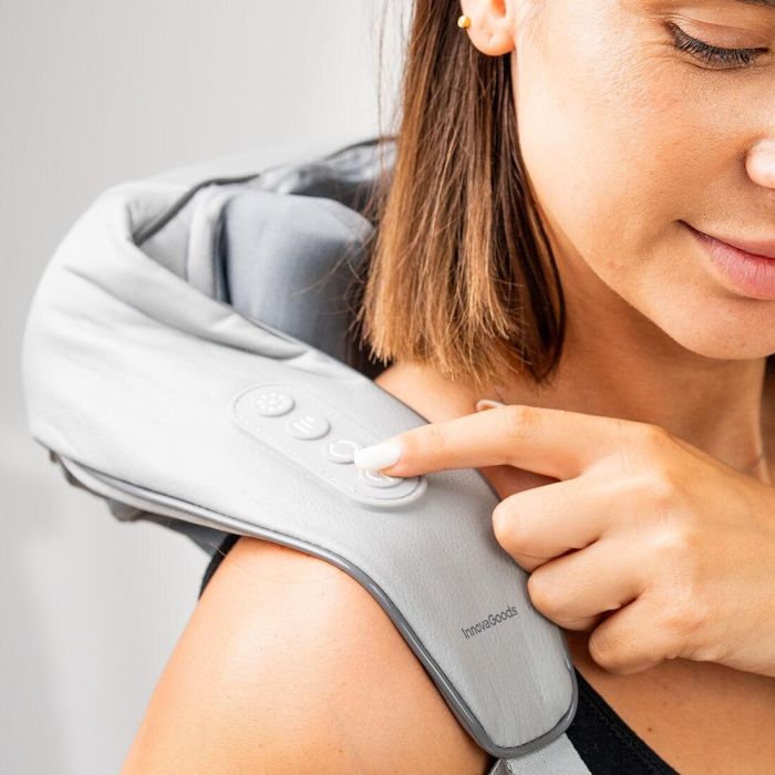 Masajeador de Cuello y Espalda 6D Recargable Silax InnovaGoods 8 Masajeador de Cuello y Espalda 6D Recargable Silax InnovaGoods 8