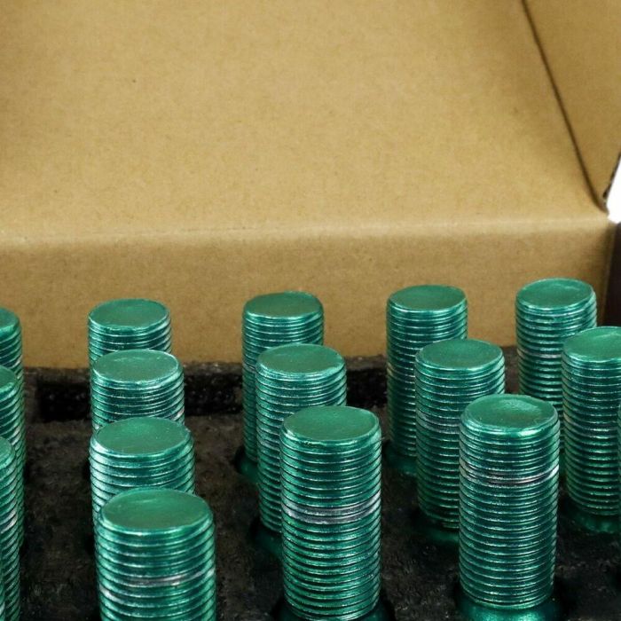 Set Tuercas OMP 27 mm Verde 20 uds M12 x 1,25 2 Set Tuercas OMP 27 mm Verde 20 uds M12 x 1,25 2