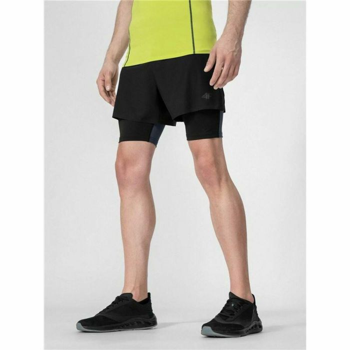 Pantalones Cortos Deportivos para Hombre 4F Negro S 5 Pantalones Cortos Deportivos para Hombre 4F Negro S 5