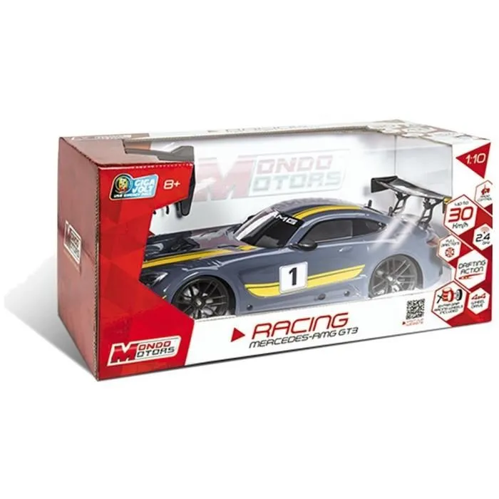 Mondo Mercedes AMG GT3 Coche teledirigido 1:10 - Velocidad hasta 30 km/h - Tracción 4x4 - Para mayores de 3 años 3 Mondo Mercedes AMG GT3 Coche teledirigido 1:10 - Velocidad hasta 30 km/h - Tracción 4x4 - Para mayores de 3 años 3