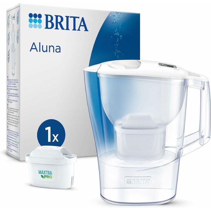 Jarra Filtrante Brita ALUNA BLANCA Blanco Transparente Plástico 2,4 L 9 Jarra Filtrante Brita ALUNA BLANCA Blanco Transparente Plástico 2,4 L 9
