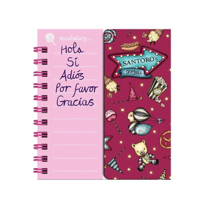 Gorjuss Display 16 Libretas Vocabulario Fairground "Carousel" 31,5x16,8x8,5cm 14