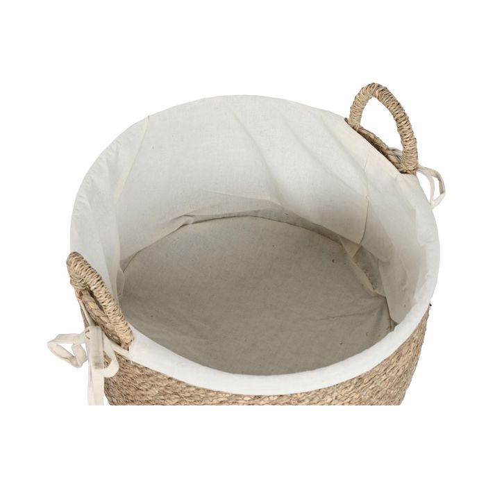 Cesta Cottage DKD Home Decor Natural Blanco 42 x 32 x 42 cm Set de 2 (2 Unidades) 2 Cesta Cottage DKD Home Decor Natural Blanco 42 x 32 x 42 cm Set de 2 (2 Unidades) 2