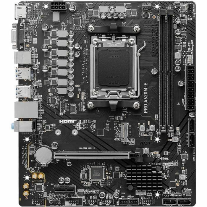 MSI Placa Base A620M-E Pro mATX AM5 4 MSI Placa Base A620M-E Pro mATX AM5 4