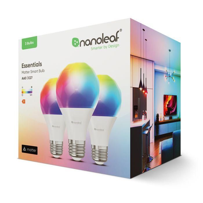 Nanoleaf Essentials Matter Smart Bulb E27 3PK 1 Nanoleaf Essentials Matter Smart Bulb E27 3PK 1