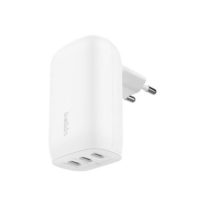 Belkin Cargador WCC002VFWH 67W 3X USB-C Blanco para Carga Rápida y Múltiples Dispositivos 6 Belkin Cargador WCC002VFWH 67W 3X USB-C Blanco para Carga Rápida y Múltiples Dispositivos 6