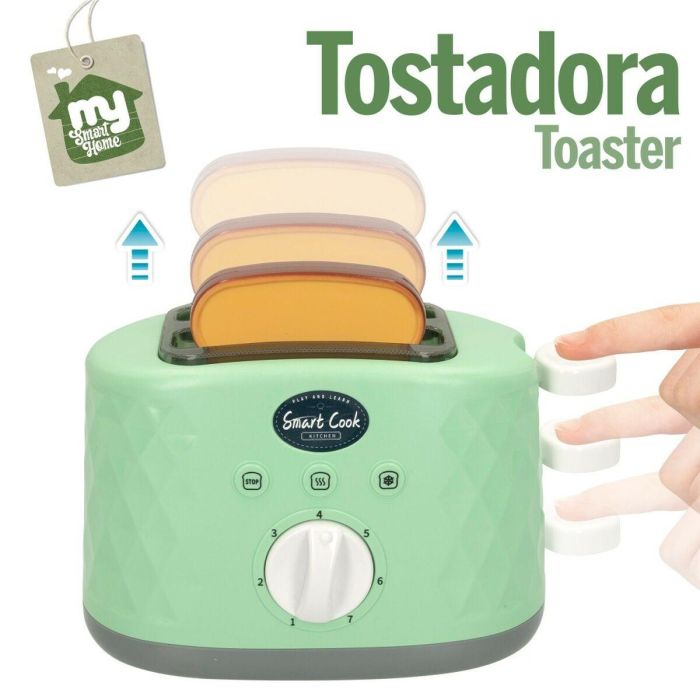 Tostadora de juguete Colorbaby Sonido 18 x 11,5 x 9,5 cm (6 Unidades) 5 Tostadora de juguete Colorbaby Sonido 18 x 11,5 x 9,5 cm (6 Unidades) 5