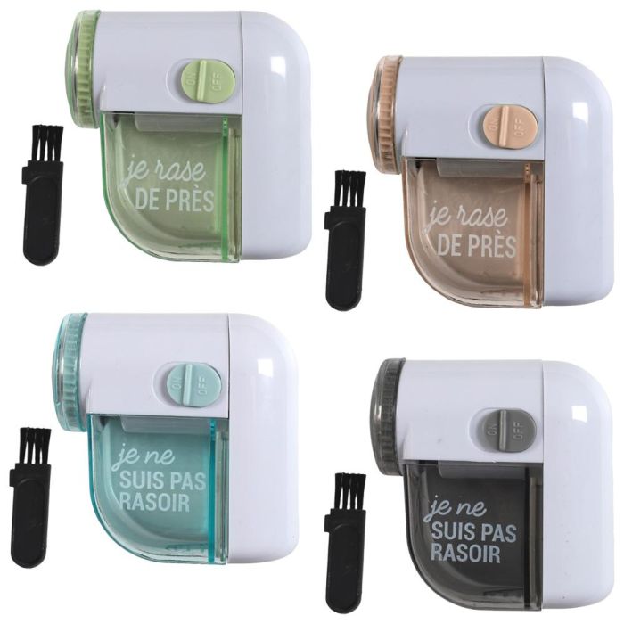 Je cherche une Idee Máquina Quita-Pelusas, Funciona con Pilas AA LR06, Incluye Cepillo y Depósito 2