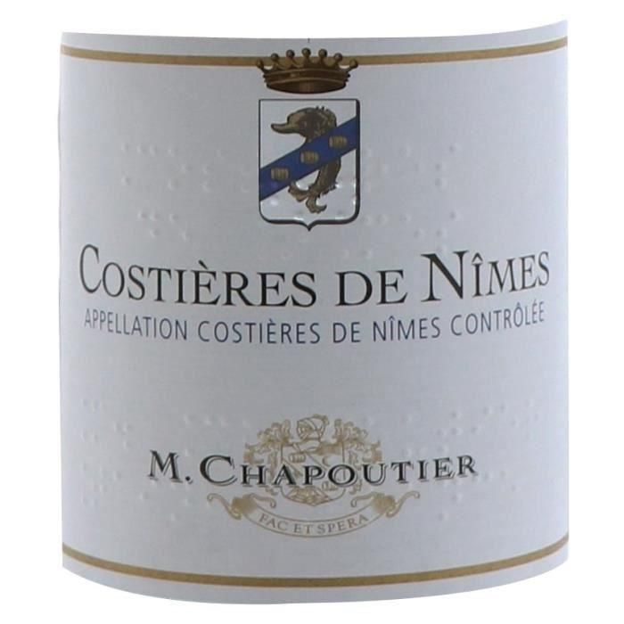 M. Chapoutier 2019 Costieres de Nîmes - Vino tinto del Valle del Ródano 1