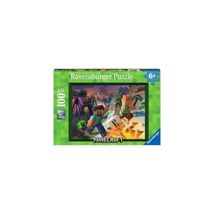 Ravensburger Kinderpuzzle Minecraft 100 Teile XXL 1 Ravensburger Kinderpuzzle Minecraft 100 Teile XXL 1