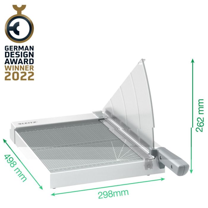 Guillotina Leitz Precision Home A4 Acero Inoxidable Plástico Gris 1 Guillotina Leitz Precision Home A4 Acero Inoxidable Plástico Gris 1