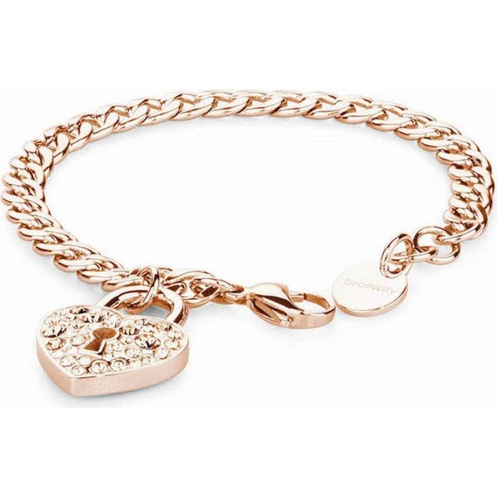 Pulsera Mujer Brosway Private Rosa Dorado Pulsera Mujer Brosway Private Rosa Dorado