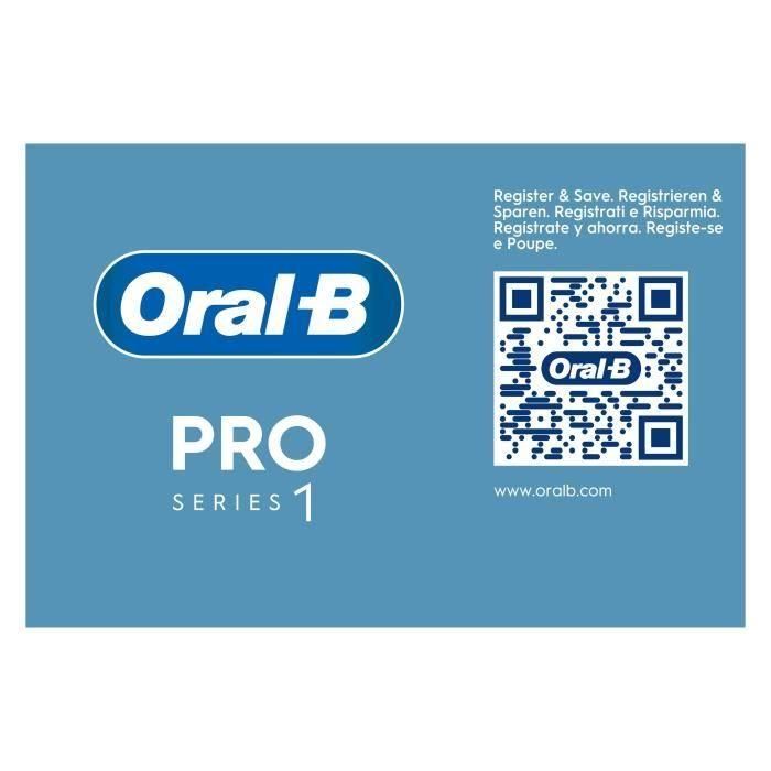 Cepillo de dientes eléctrico - ORAL-B Pro 1 - Sensitive Clean - Azul 5
