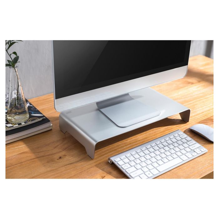 Digitus Elevador de Monitor de Aluminio hasta 10kg, Plata