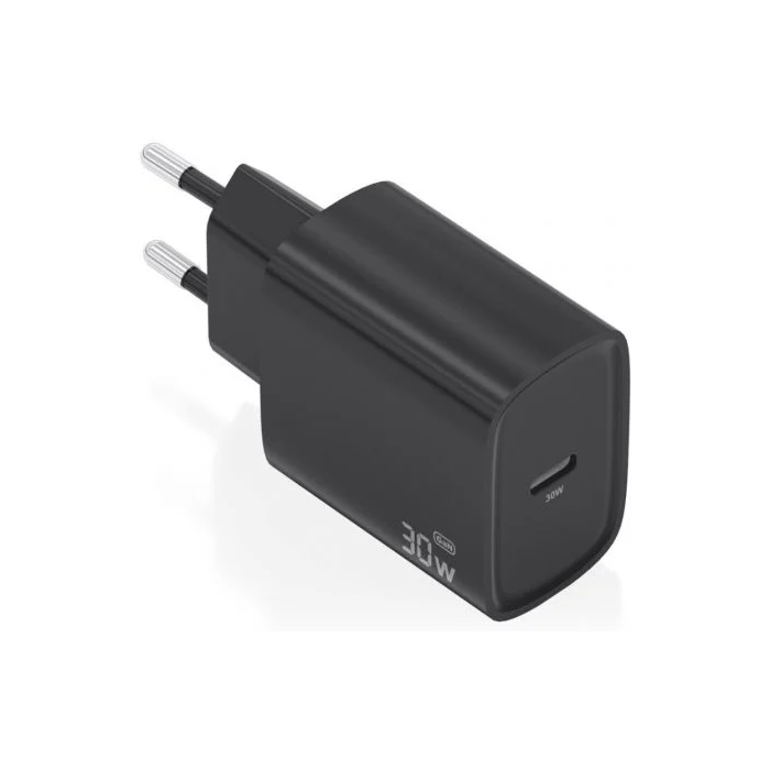CARGADOR USB PARED AISENS GAN 30W USB-C PD3.0 NEGRO 0 CARGADOR USB PARED AISENS GAN 30W USB-C PD3.0 NEGRO 0